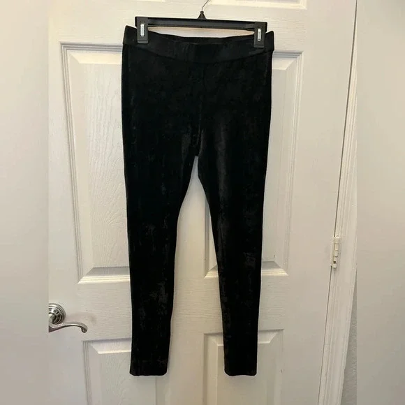 ! THEORY Adbelle Velour Knit Leggings sz M - Picture 5 of 8